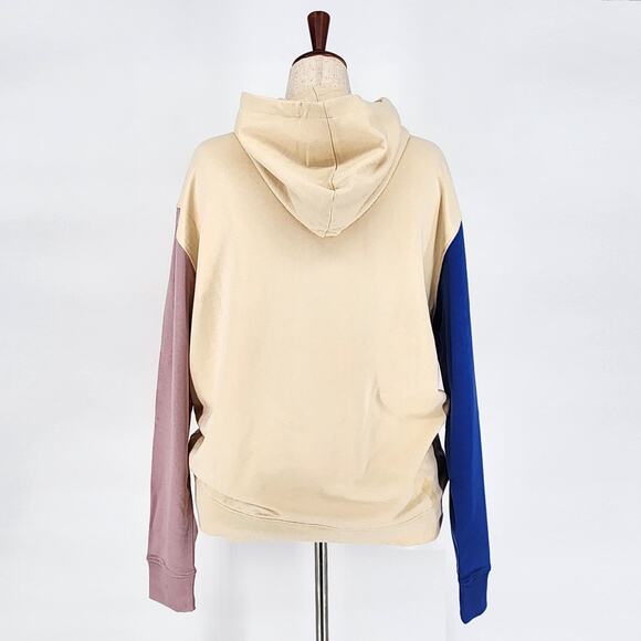 GOODEE x Kotn Women Multicolor Cotton Unisex Kangaroo Relaxed Hoodie Size L - Picture 5 of 8